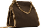 Stella McCartney Brown Falabella Mini Suede Bag