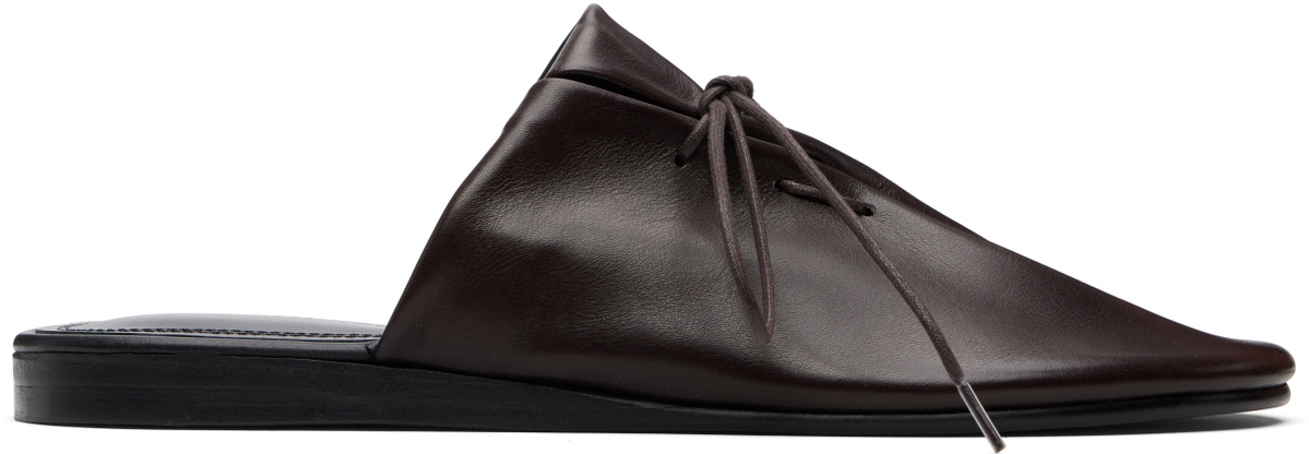 POST ARCHIVE FACTION (PAF) Brown Drifter Slip-on Loafers Post