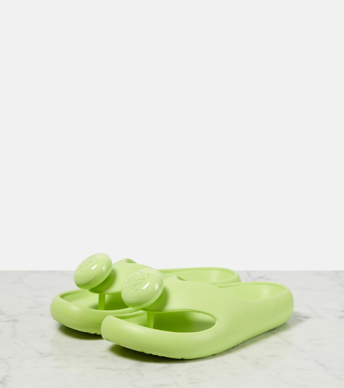 Loewe Paula's Ibiza Bubble rubber thong sandals Loewe