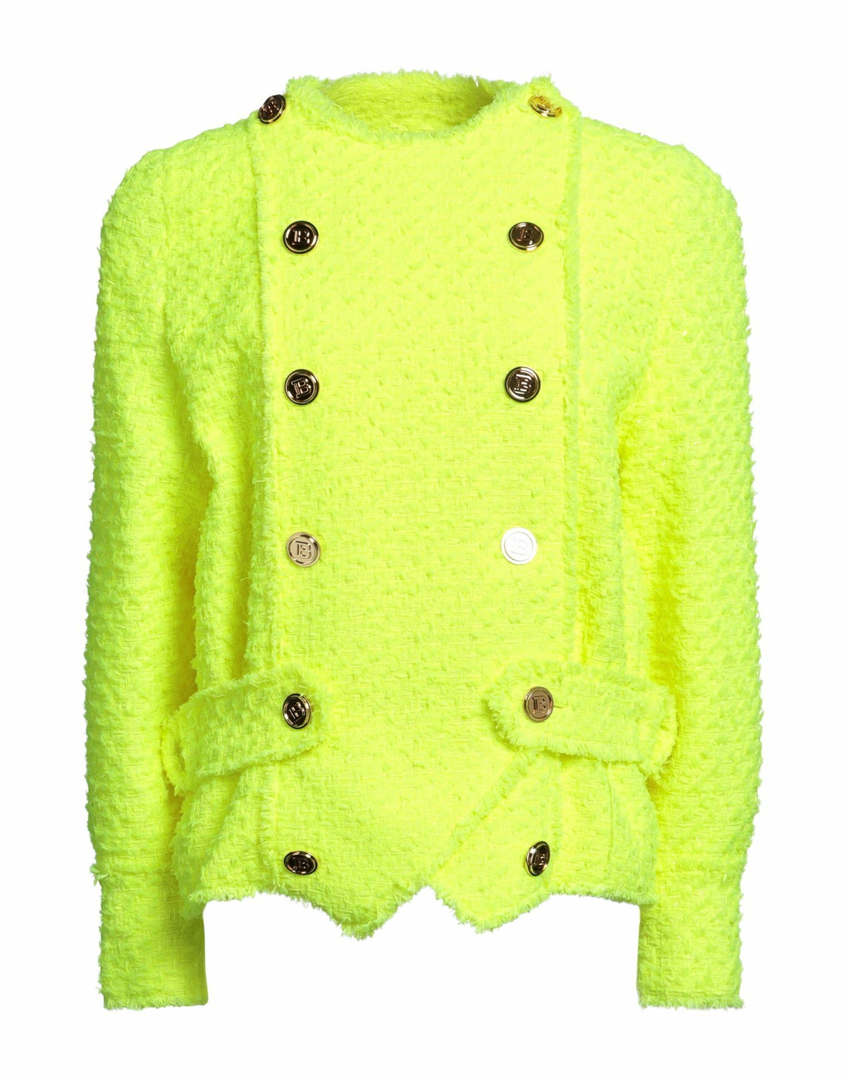 Balmain Womens Blazer in Yellow