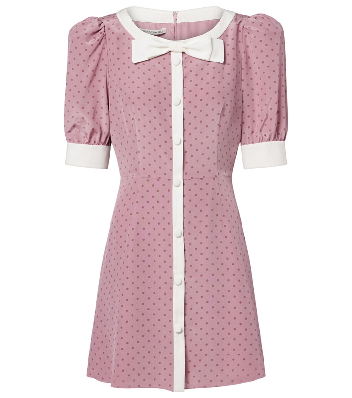 Alessandra Rich Halterneck tweed minidress Alessandra Rich