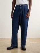 AGOLDE - Slater Straight-Leg Pleated Jeans - Blue