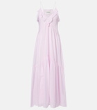 Marant Etoile Vasma ruffled cotton-blend maxi dress