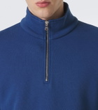 Orlebar Brown Wyatt cotton jersey half-zip sweatshirt