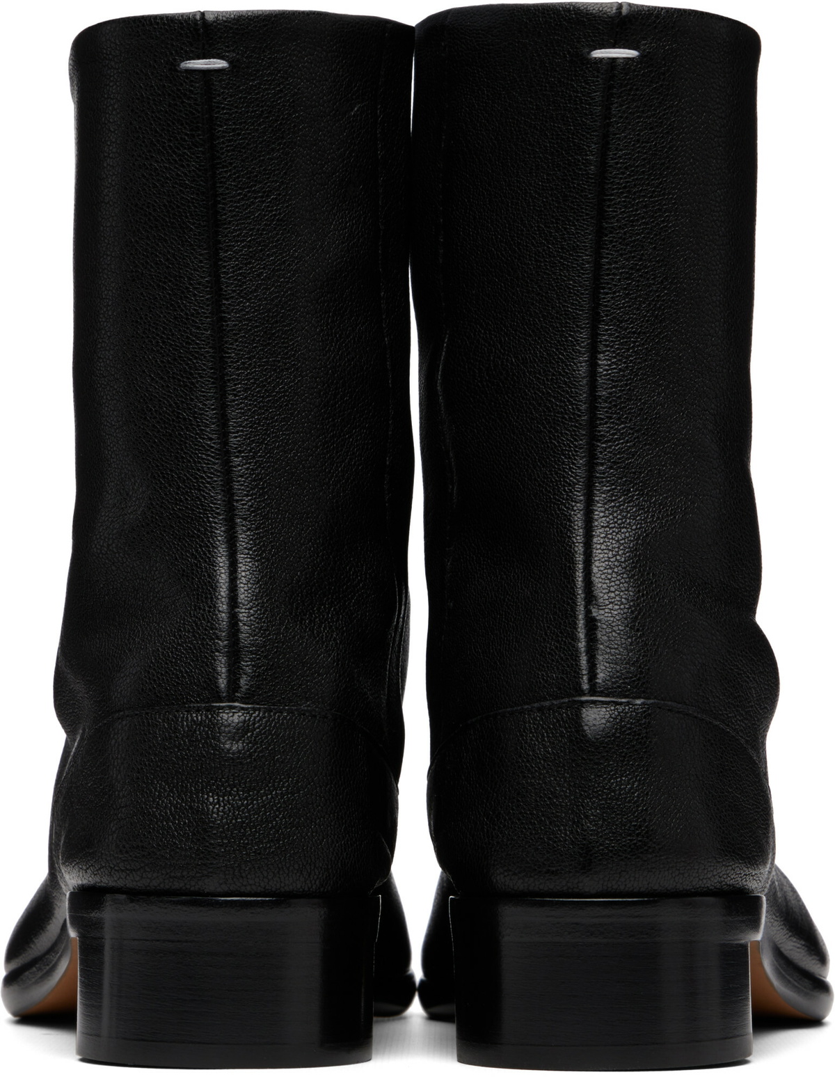 Maison Margiela Black Tabi Ankle Boots