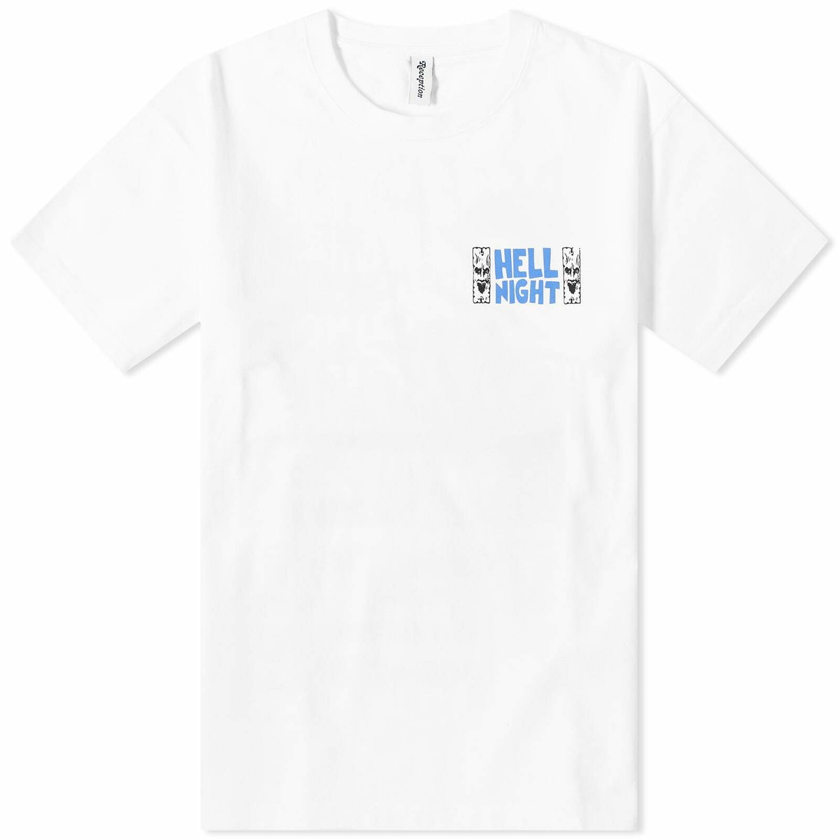 Reception Men's Hell Night T-Shirt in White Reception