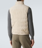 Brunello Cucinelli Suede down vest