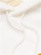 Mastermind World - Logo-Embroidered Cotton-Jersey Hoodie - White