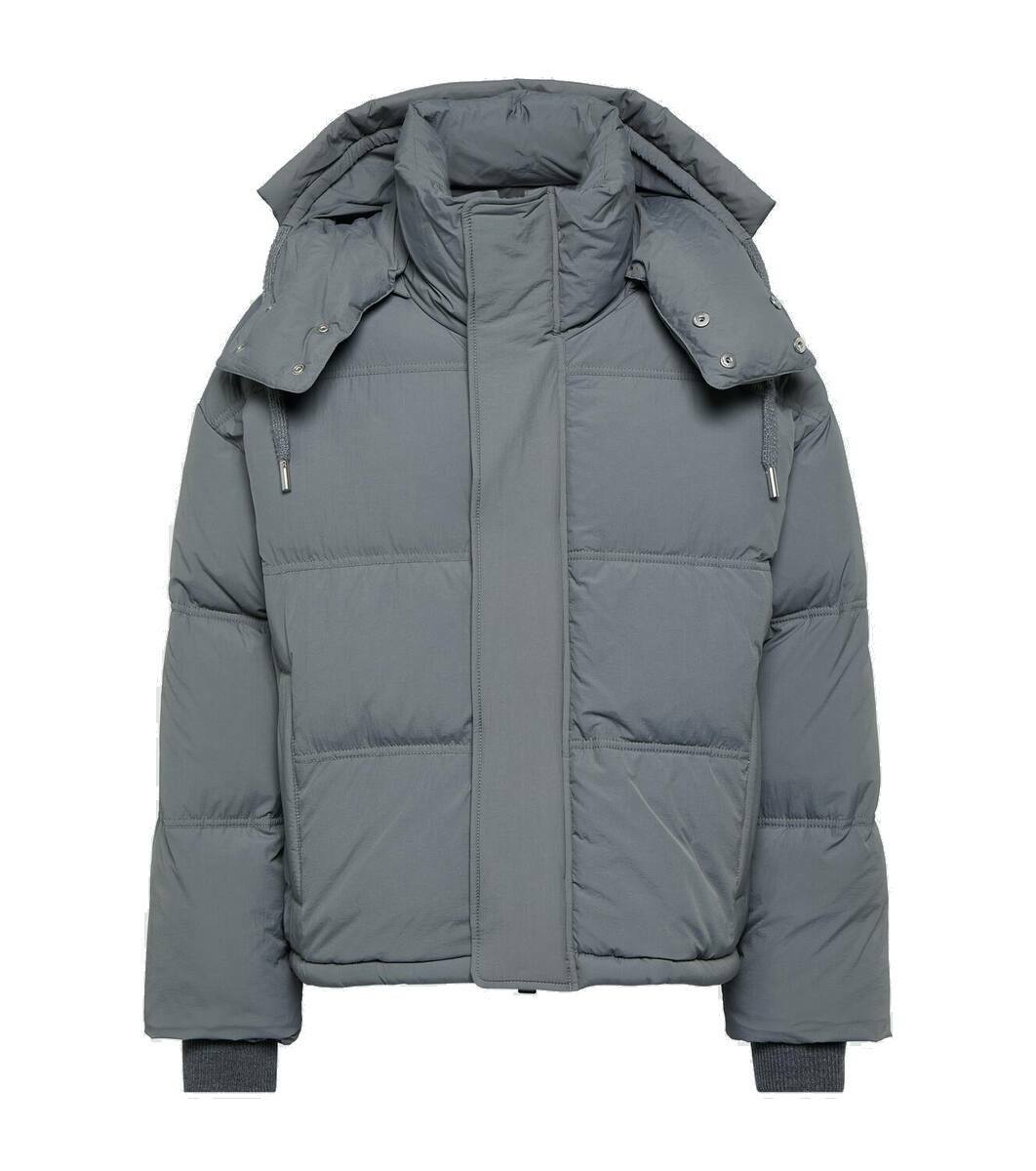 AMI Paris Black Quilted Down Jacket AMI