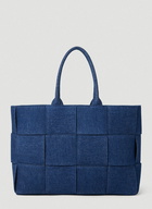 Bottega Veneta - Arco Denim Tote Bag in Blue