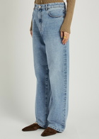 Rohe Baggy Straight-leg Jeans Blue Denim