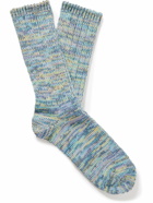 Anonymous Ism - Ribbed Cotton-Blend Socks