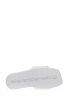 ALEXANDER WANG slides with branded strap White