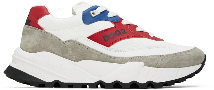 Photo: Dsquared2 White Free Sneakers