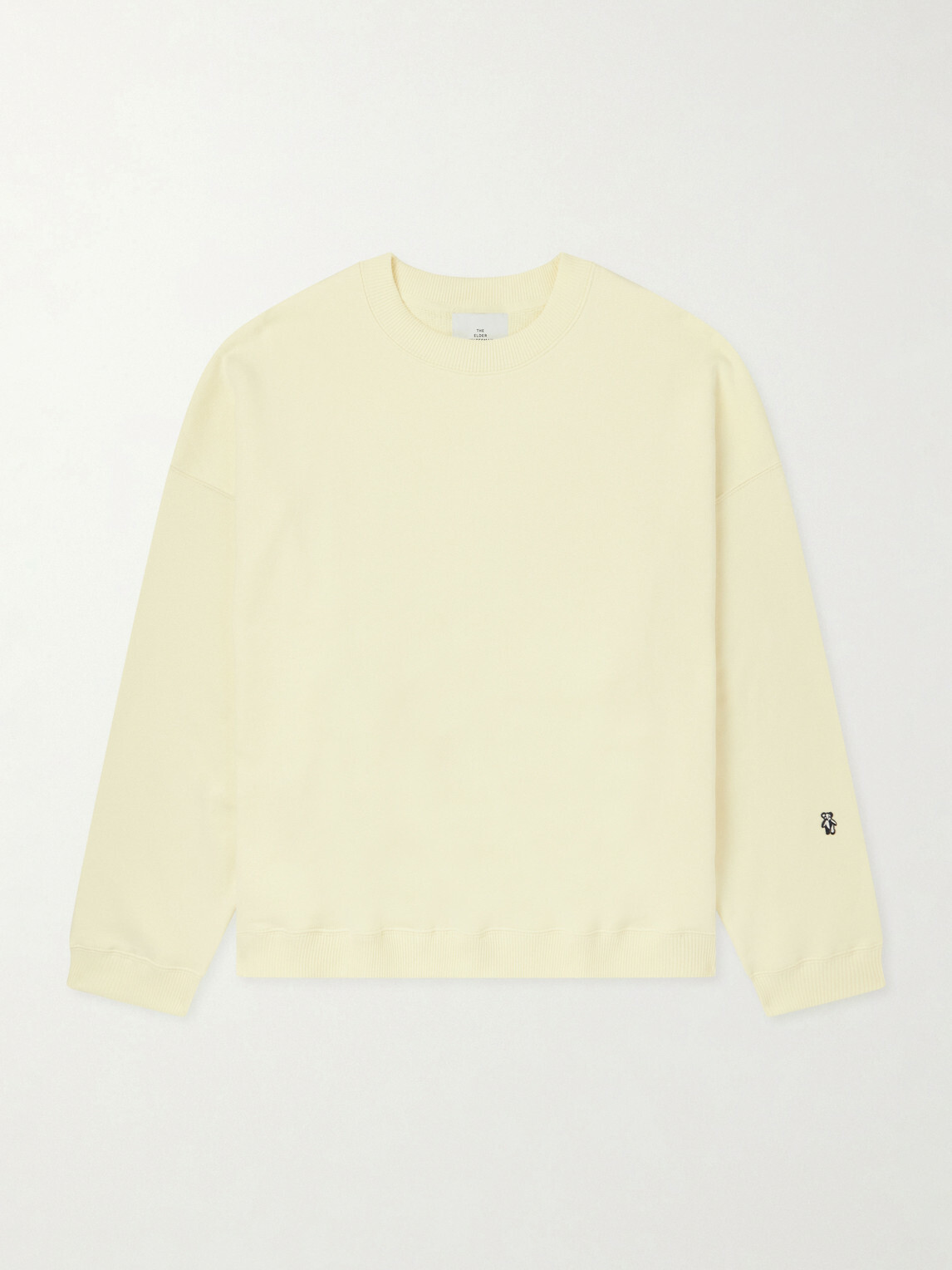 The Elder Statesman - Coast Oversized Cotton-Jersey Sweatshirt - Yellow