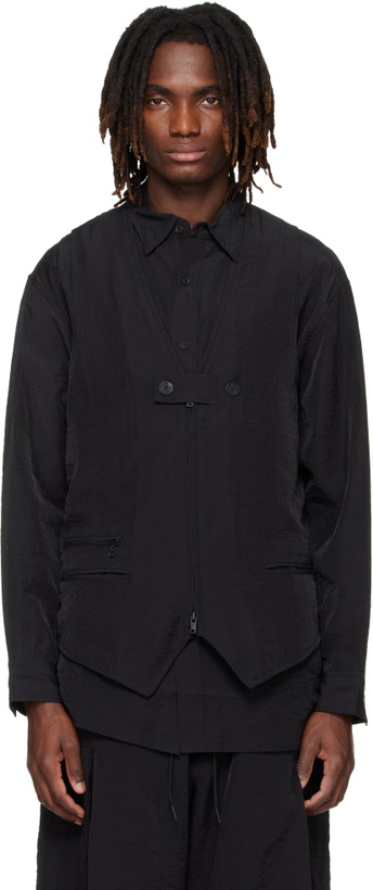 Photo: Y-3 Black Tailored Vest