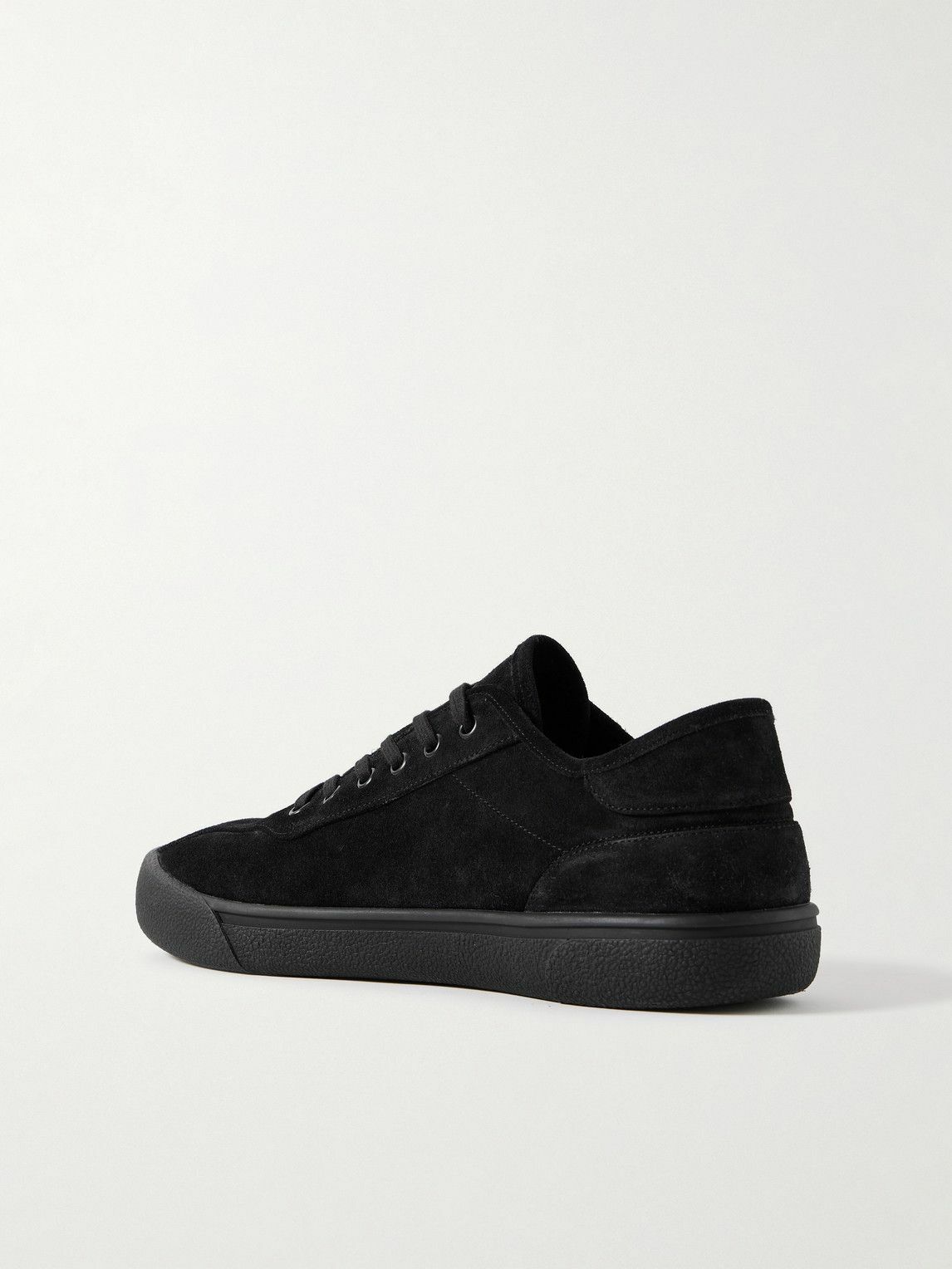 The Row - Suede Sneakers - Black