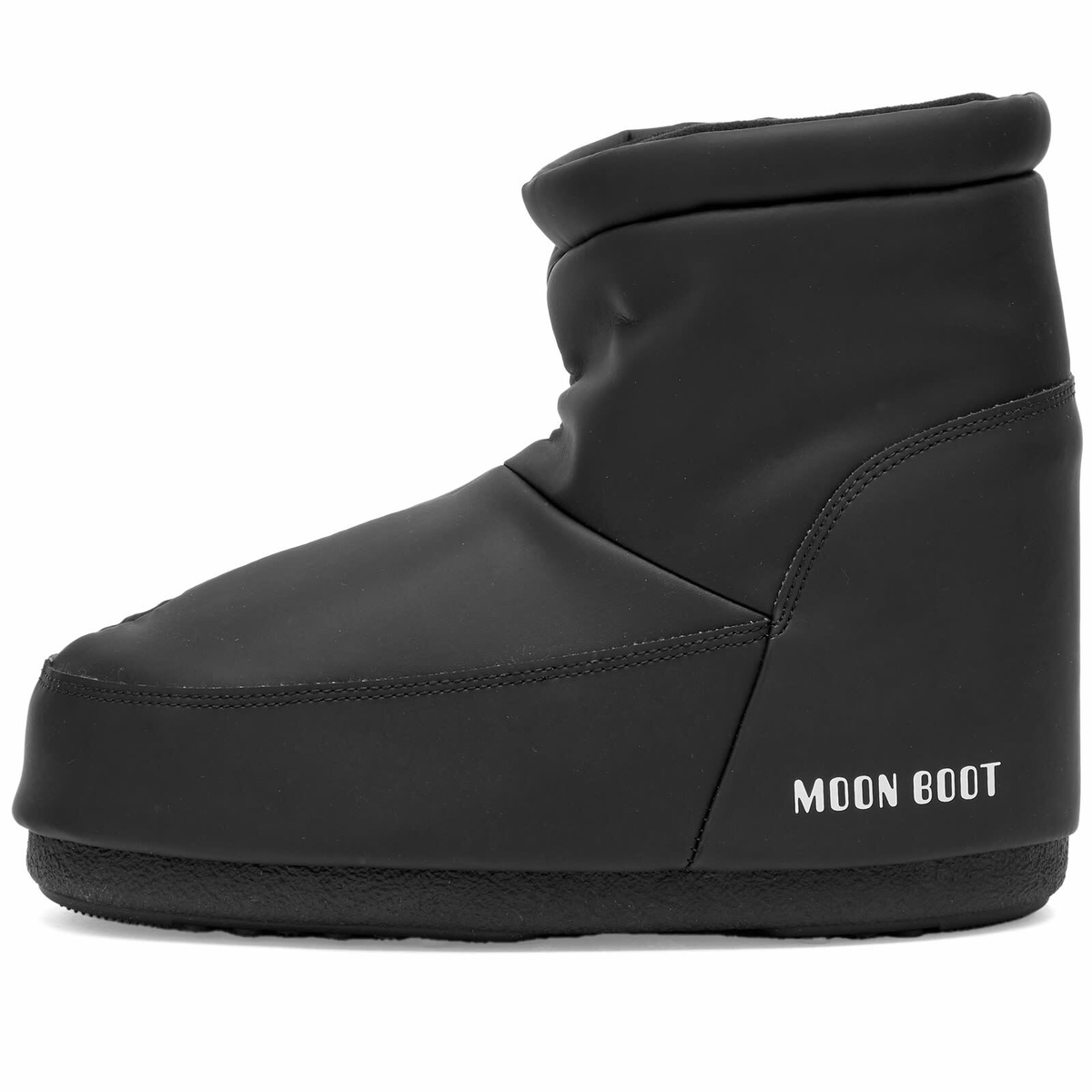 Moon Boot Women's Icon Low No Lace Rubber Boots in Black
