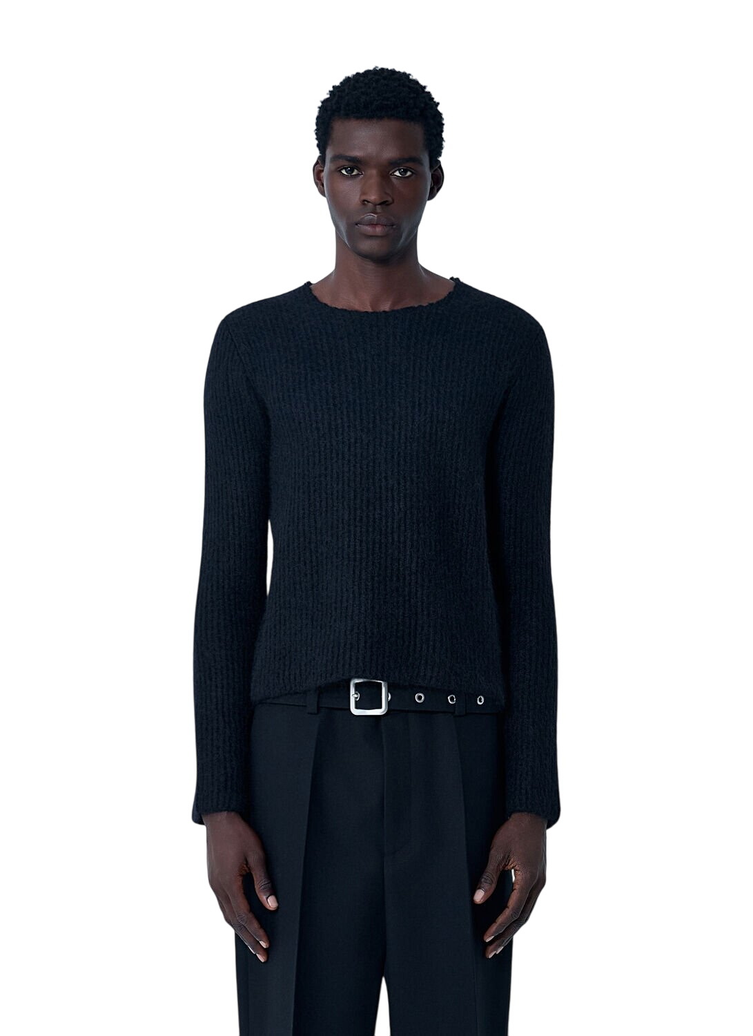 JIL SANDER Palm Tree Intarsia スウェット Jil Sander Men's Palm Tree Intarsia Cotton Crew Knit Jil Sander