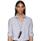 Ann Demeulemeester Black Goose Feather Necklace