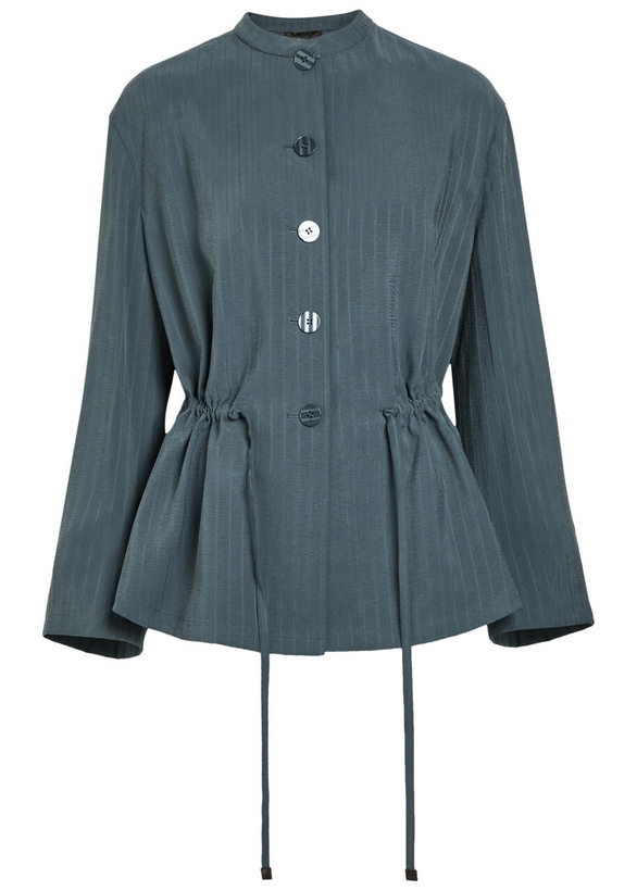 Photo: Emporio Armani Striped Woven top Navy