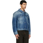 Dries Van Noten Blue Faded Denim Jacket
