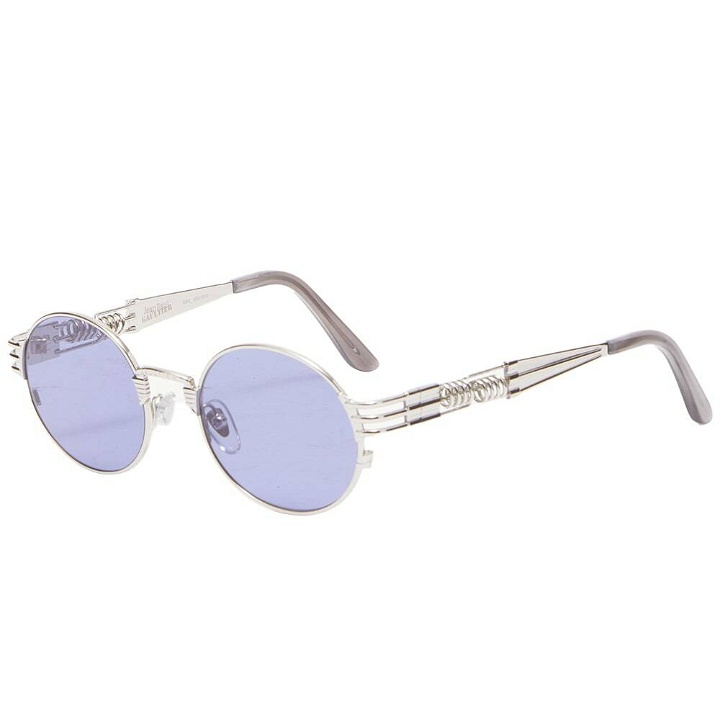 Photo: Jean Paul Gaultier Metal Frame Sunglasses in Silver