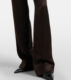 Tom Ford Pleated silk straight pants