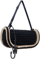 JW Anderson Navy Bumper-15 Crochet Bag