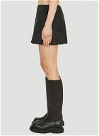 Re-Nylon Mini Skirt in Black