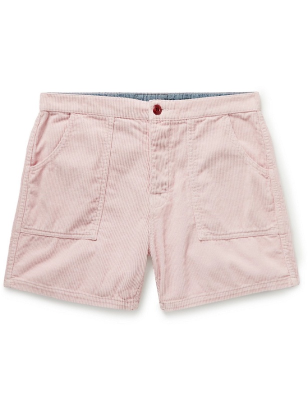 Photo: BIRDWELL - Cotton-Corduroy Shorts - Pink