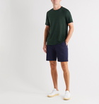 Theory - Essential Flex Stretch-Linen T-Shirt - Green