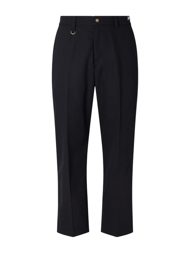 Photo: Neighborhood - Wide-Leg Twill Trousers - Black
