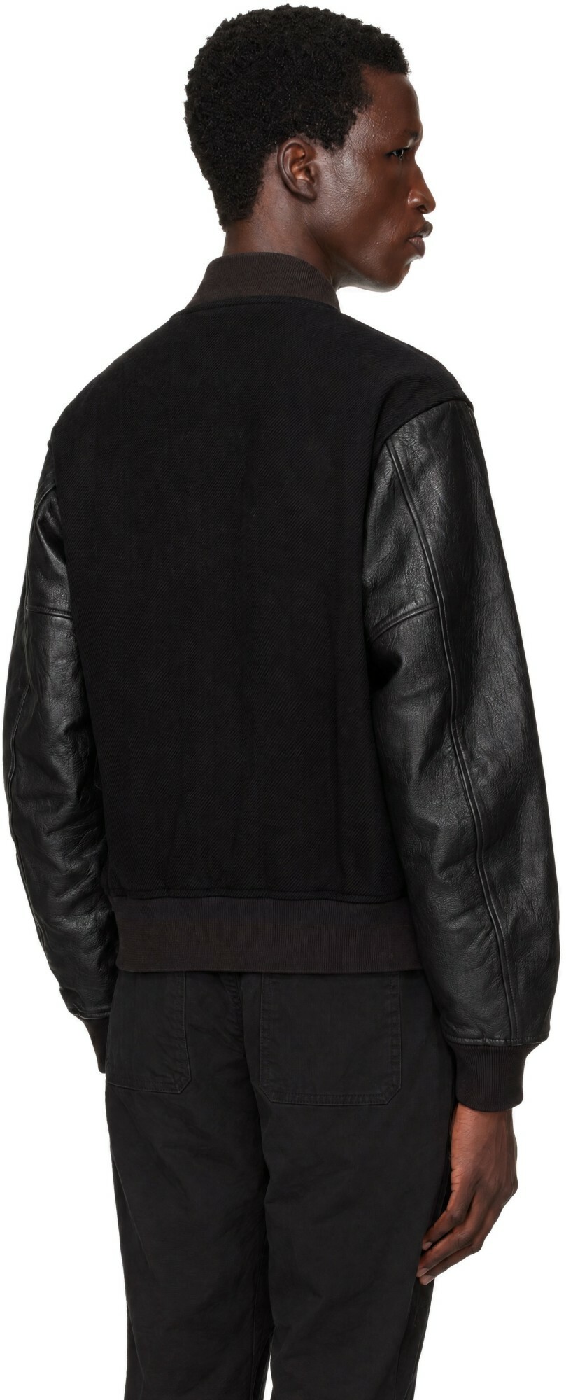 visvim Black Varsity Jacket