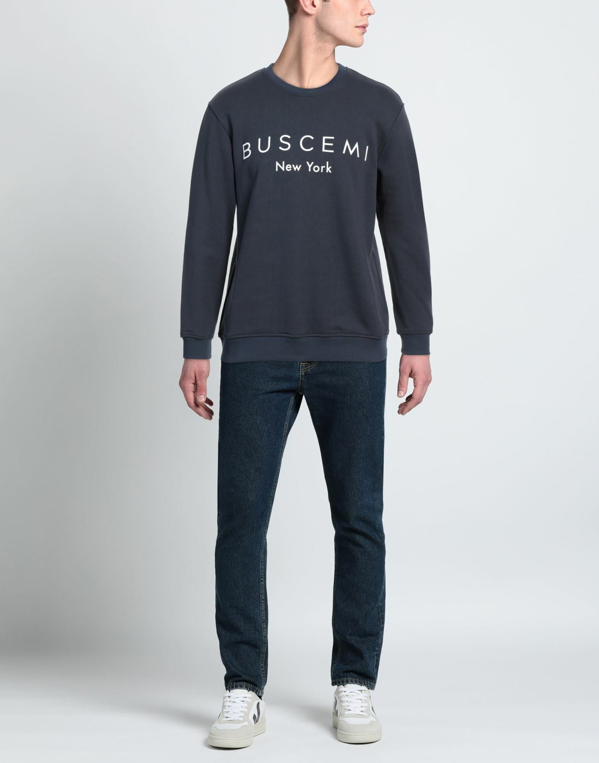 Buscemi Mens Sweatshirt Midnight in Blue