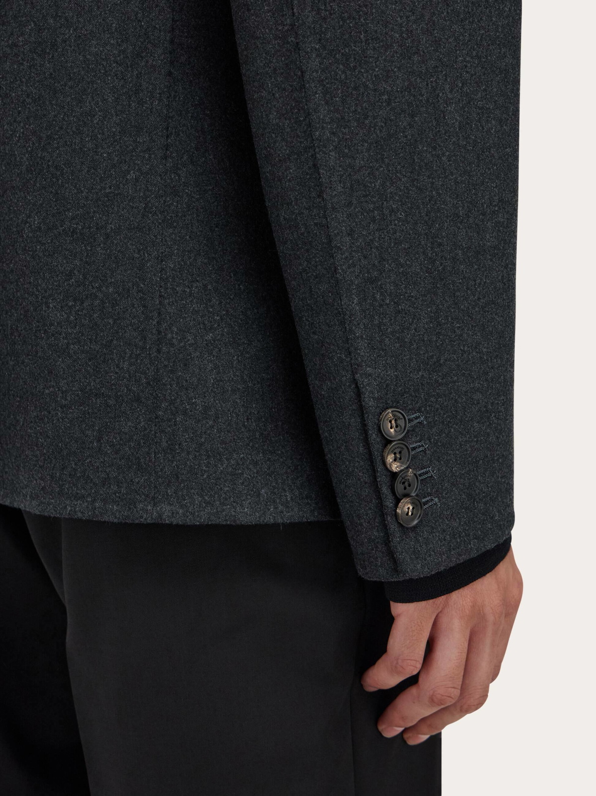 Ferragamo Mens Single breasted blazer in Grey