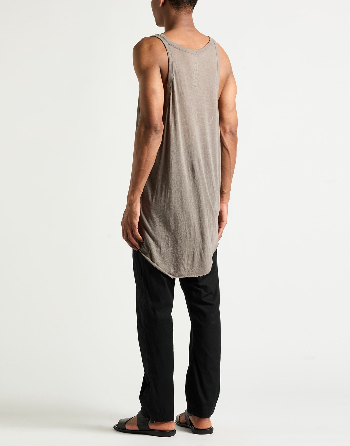 Rick Owens Mens Tank top in Taupe