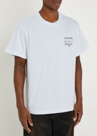 Club 1984 Welcome To Vegas Printed Cotton T-shirt White