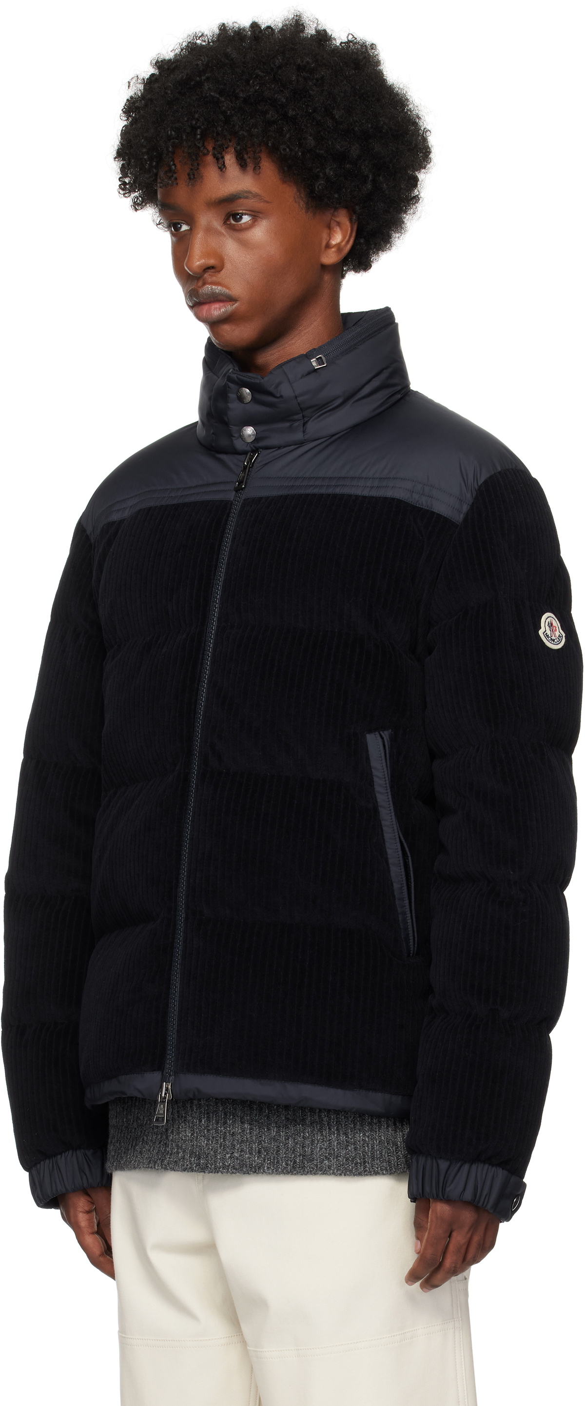 Moncler Navy Archivio Ciampac Down Jacket Moncler