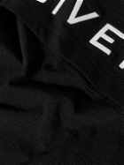Givenchy - Logo-Embroidered Stretch-Jersey Balaclava - Black