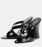 Saint Laurent Eva 110 leather mules