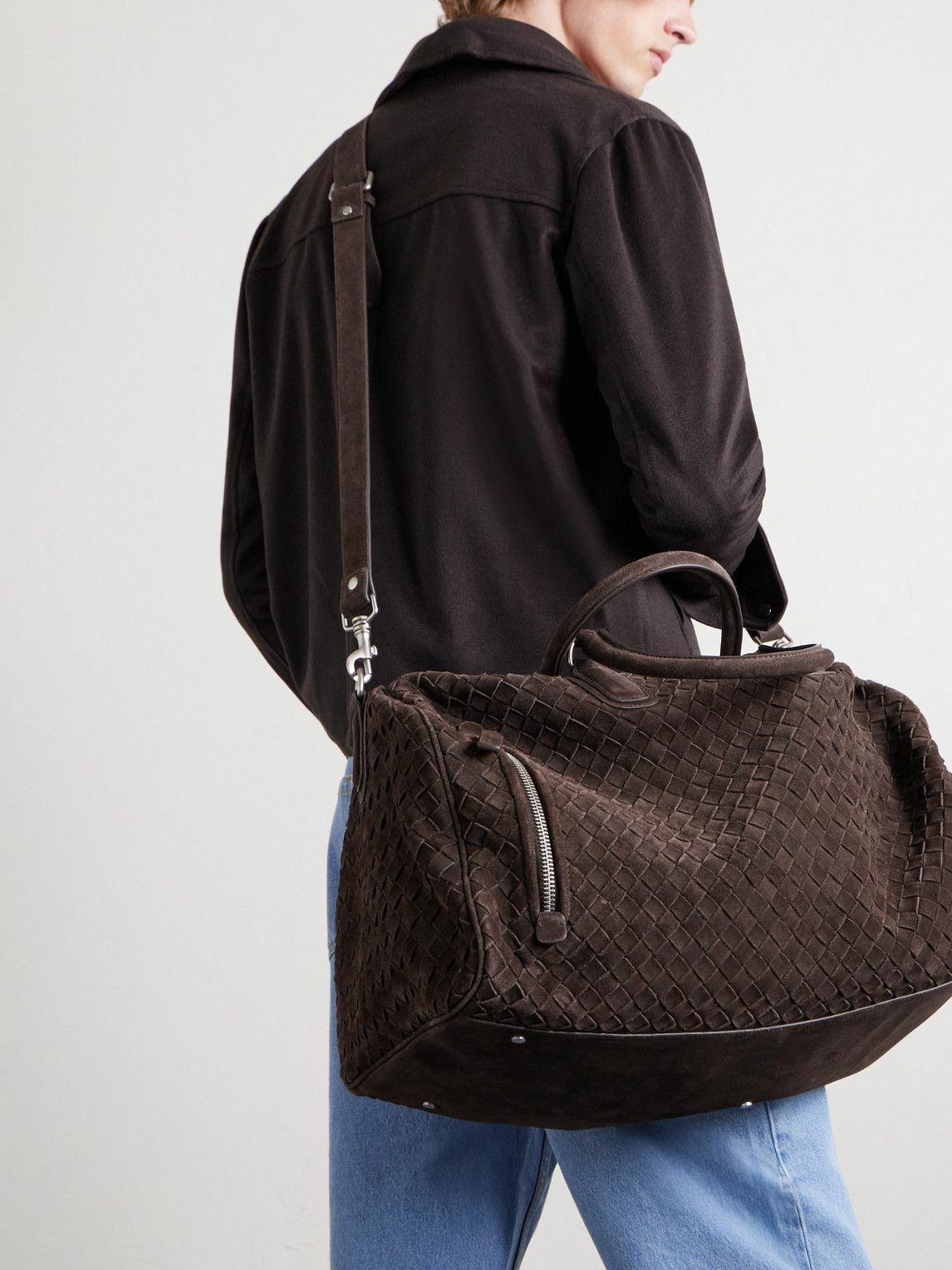 Officine Creative - Woven Suede Holdall