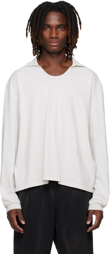 Photo: ALEXANDER DIGENOVA Off-White Pete Long Sleeve Polo