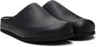 Common Projects Black Leather Clog Loafers