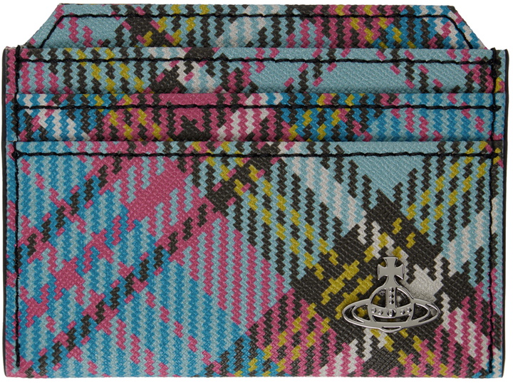 Photo: Vivienne Westwood Multicolor Check Card Holder