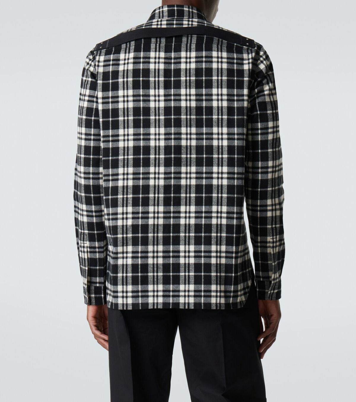 Rick Owens Plaid cotton flannel shirt