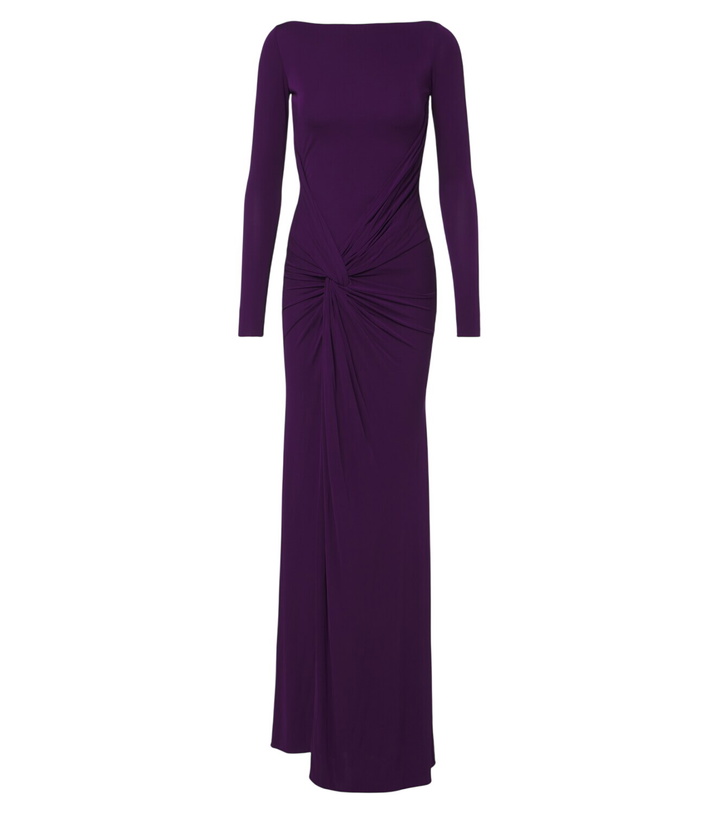 Photo: Alex Perry Gathered jersey gown