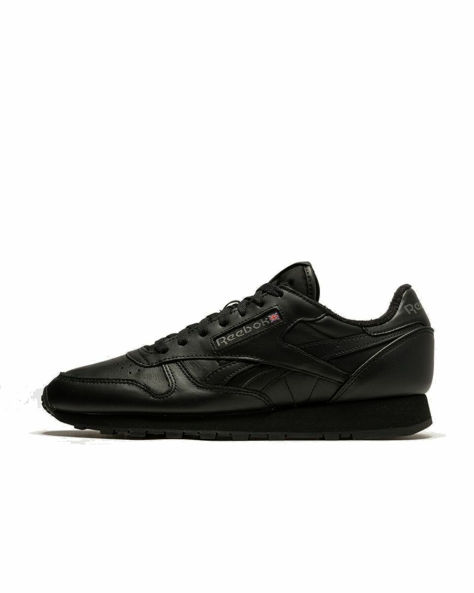 Photo: Reebok Classic Leather Vintage 40 Th Black - Mens - Lowtop