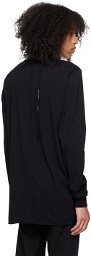 11 by Boris Bidjan Saberi Black Garment-Dyed Long Sleeve T-Shirt