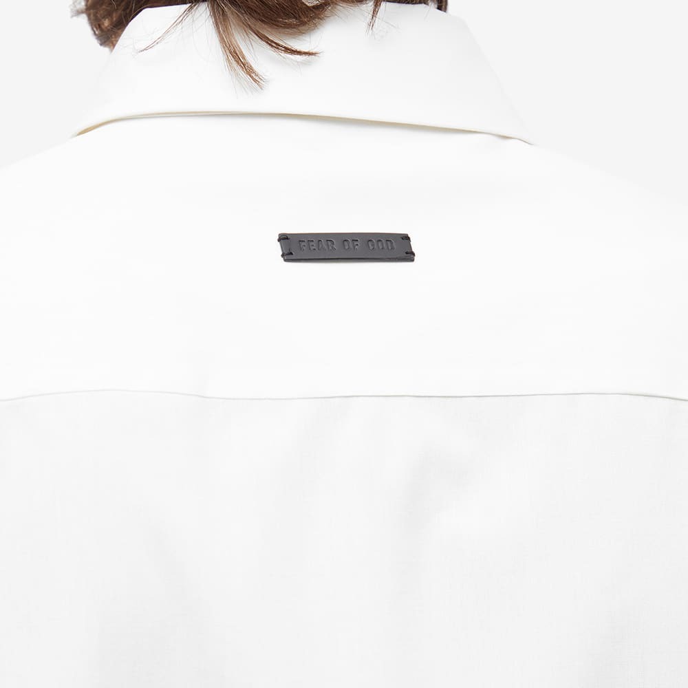 Fear Of God Men's Eternal Short Sleeve Button Front Shirt in Cream